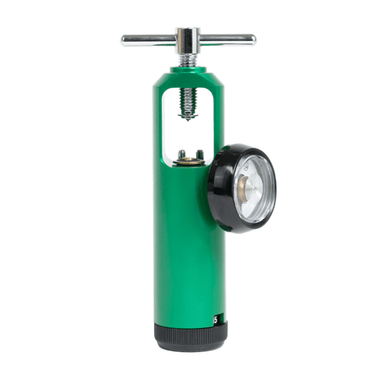 Oxygen Regulator 0-15LPM 1 HP Outlets