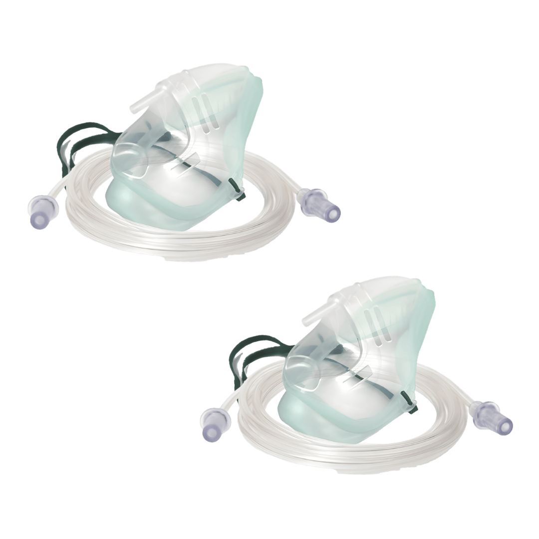 Oxygen Therapy Mask with 2M Tubing - Adult
