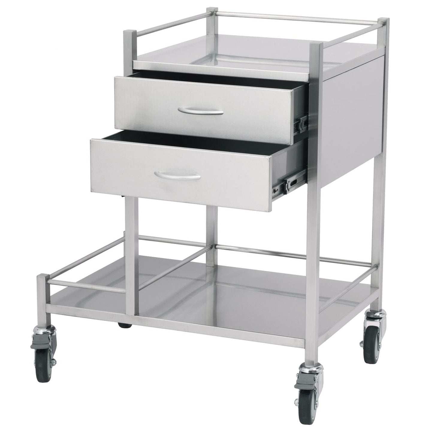 Oxygen Trolley Single - 2 Drawer