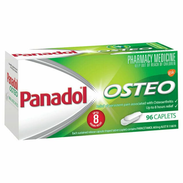 Panadol Pain Relievers Panadol Osteo Paracetamol 665mg Caplets