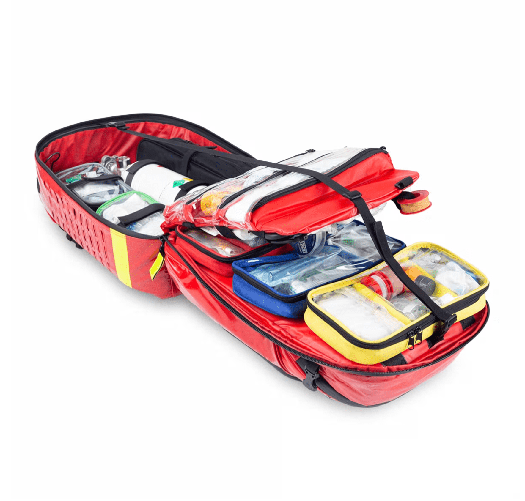 Elite Bags First Aid & Emergency Bags PARAMEDS EVO BIG-SIZED RESCUE TACTICAL BACKPACK, RED TARPAULIN