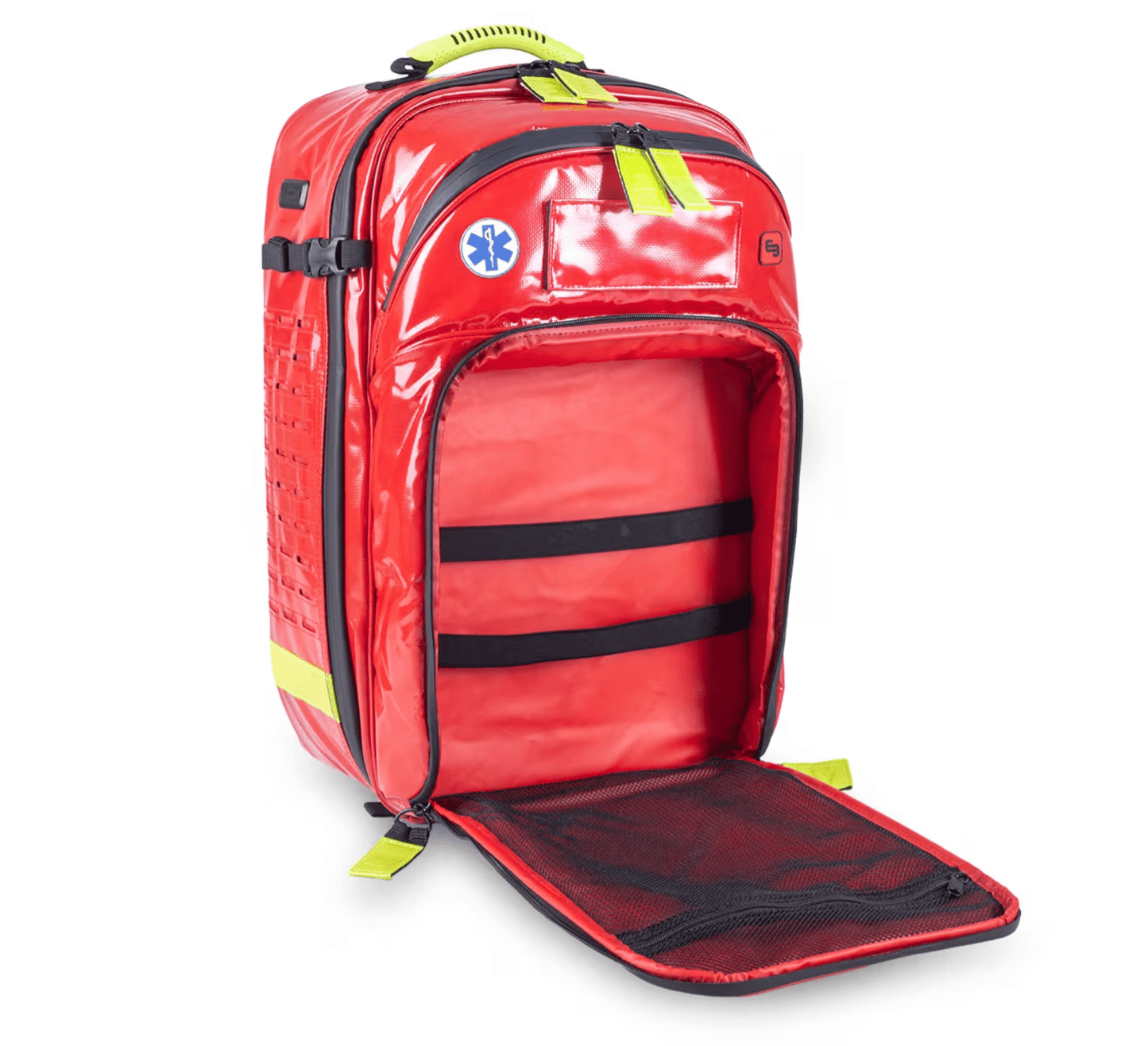Elite Bags First Aid & Emergency Bags PARAMEDS EVO BIG-SIZED RESCUE TACTICAL BACKPACK, RED TARPAULIN
