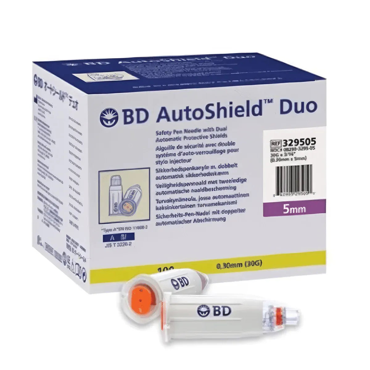 Pen Needle 30G x 5mm Autoshield Duo