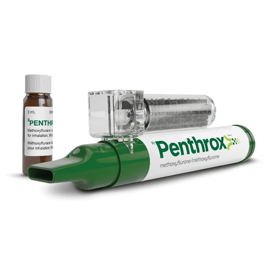 MDI Pain Management Penthrox Combo Pack With AC Chamber - Methoxyflurane Inhaler