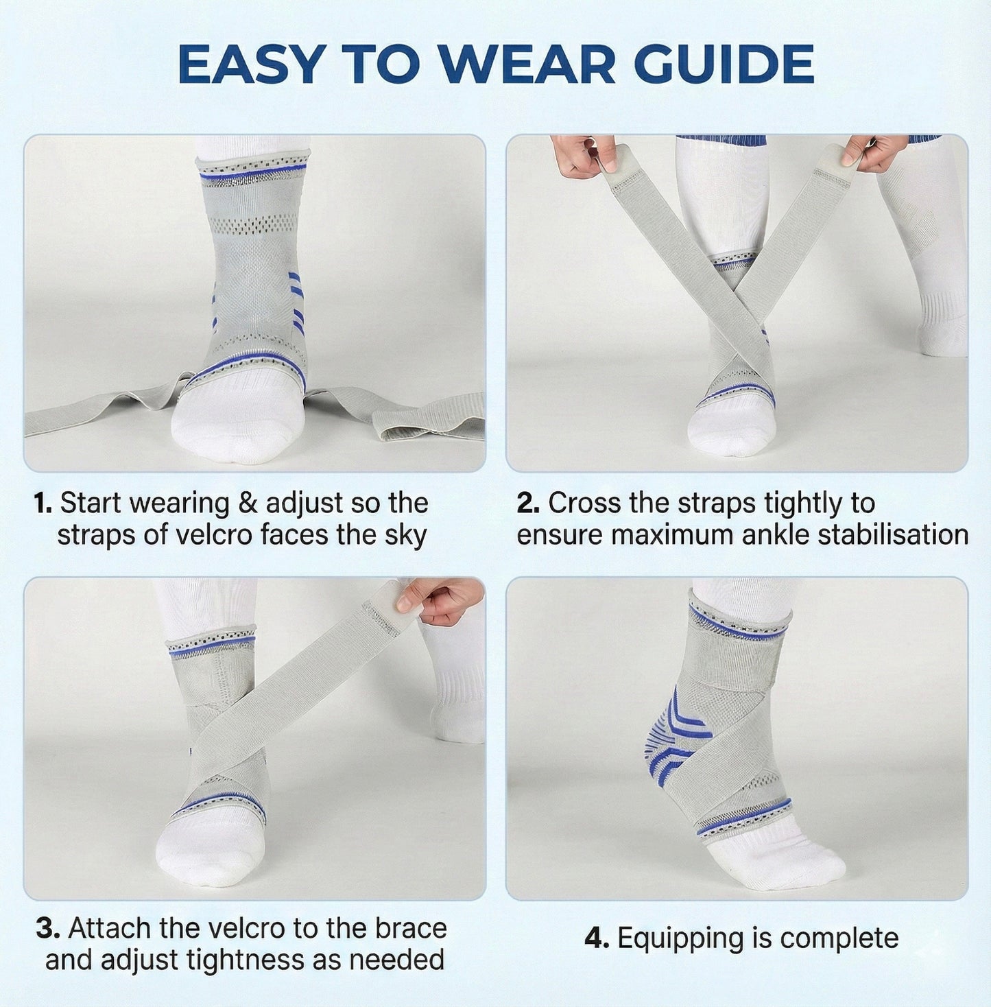 PhysioFit™ Anti-Roll Ankle Support Brace