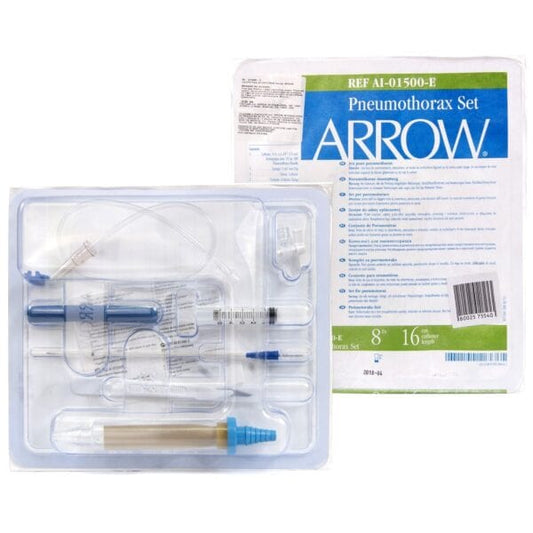 Teleflex Thoracic Catheters Pneumothorax Set 8fr Catheter Chest Decompression Device