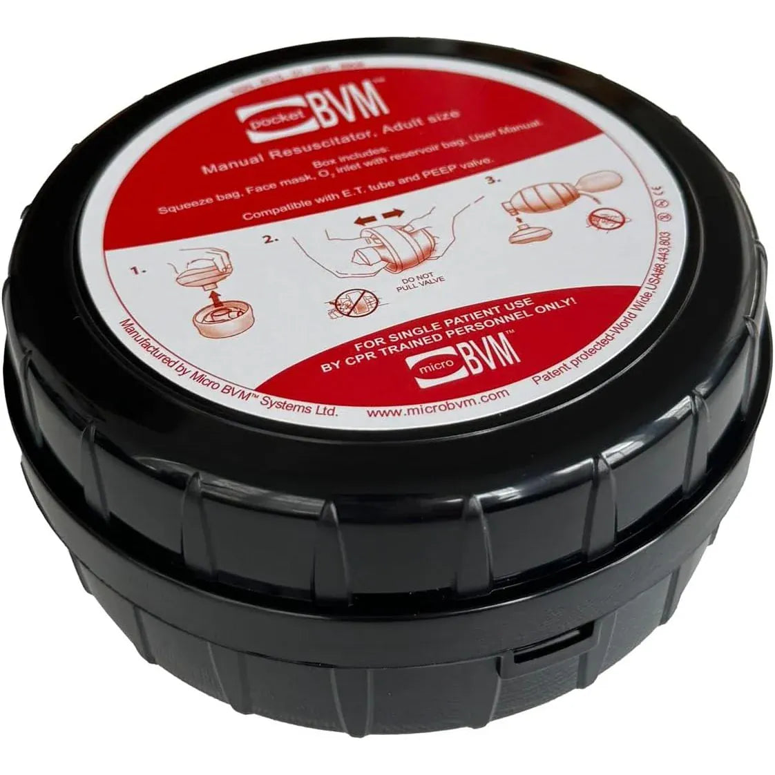 Pocket BVM Bag and Value Resuscitation Mask
