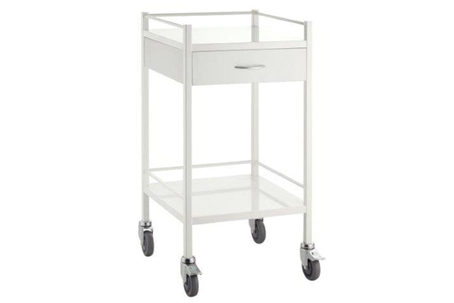 Powder Coated Steel Trolleys, Single - 500 x 500 x 967