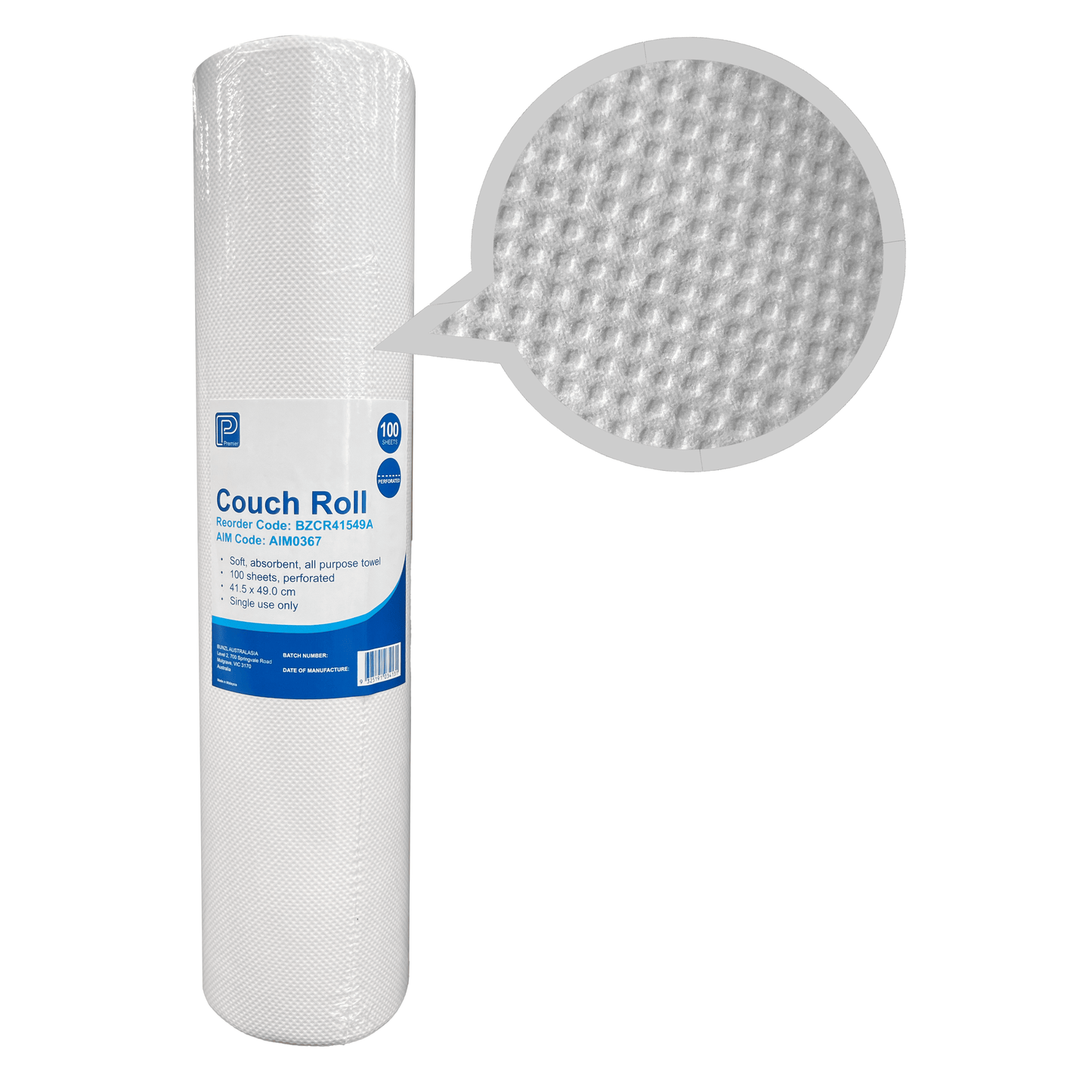 Premier Couch Roll 100 Sheets