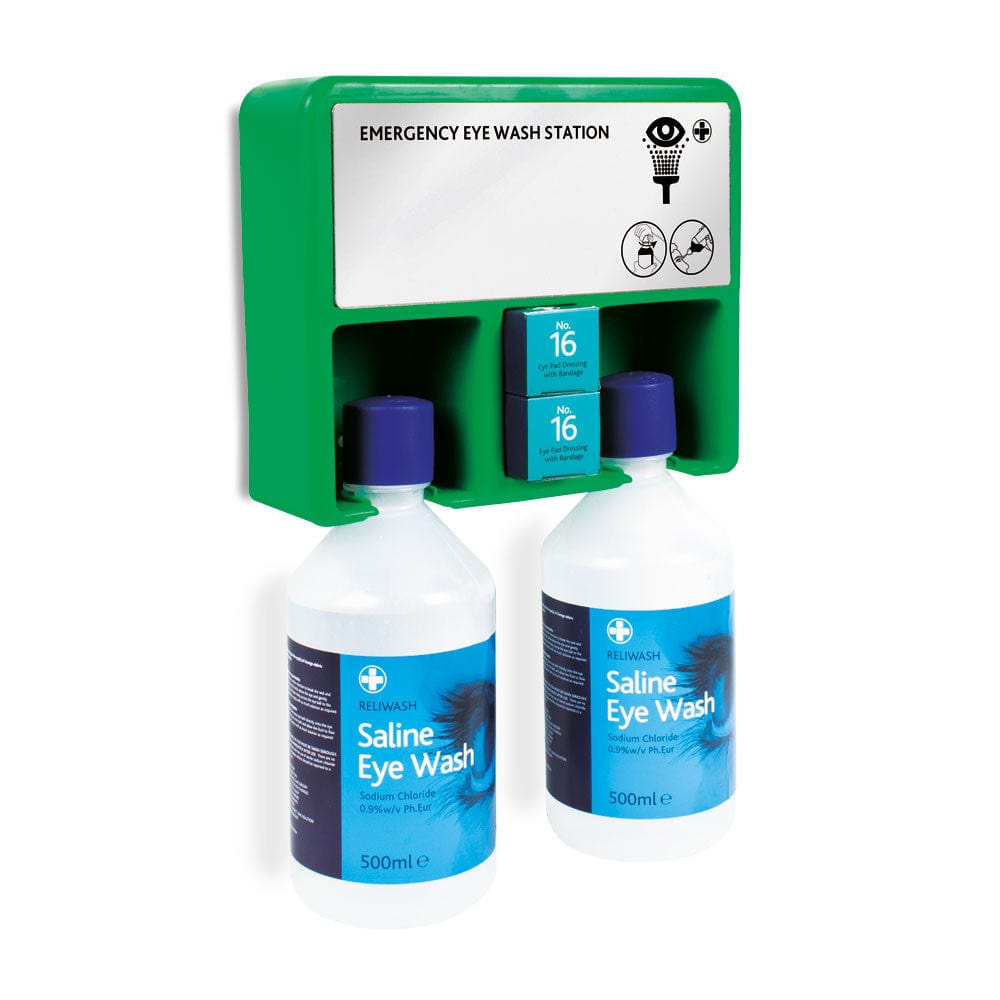 FastAid First Aid Kits Premier Eyecare Station, Wall Mount