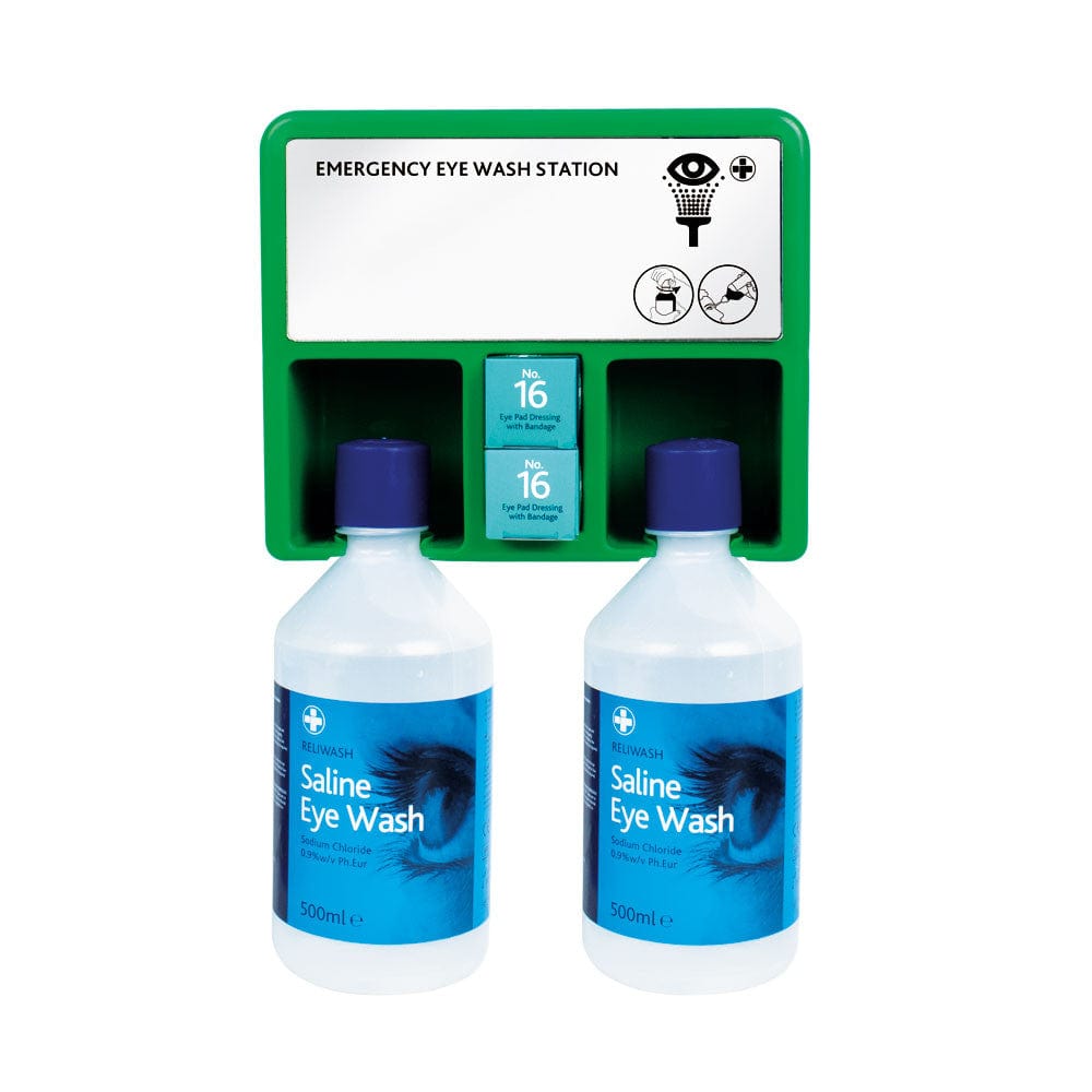 FastAid First Aid Kits Premier Eyecare Station, Wall Mount