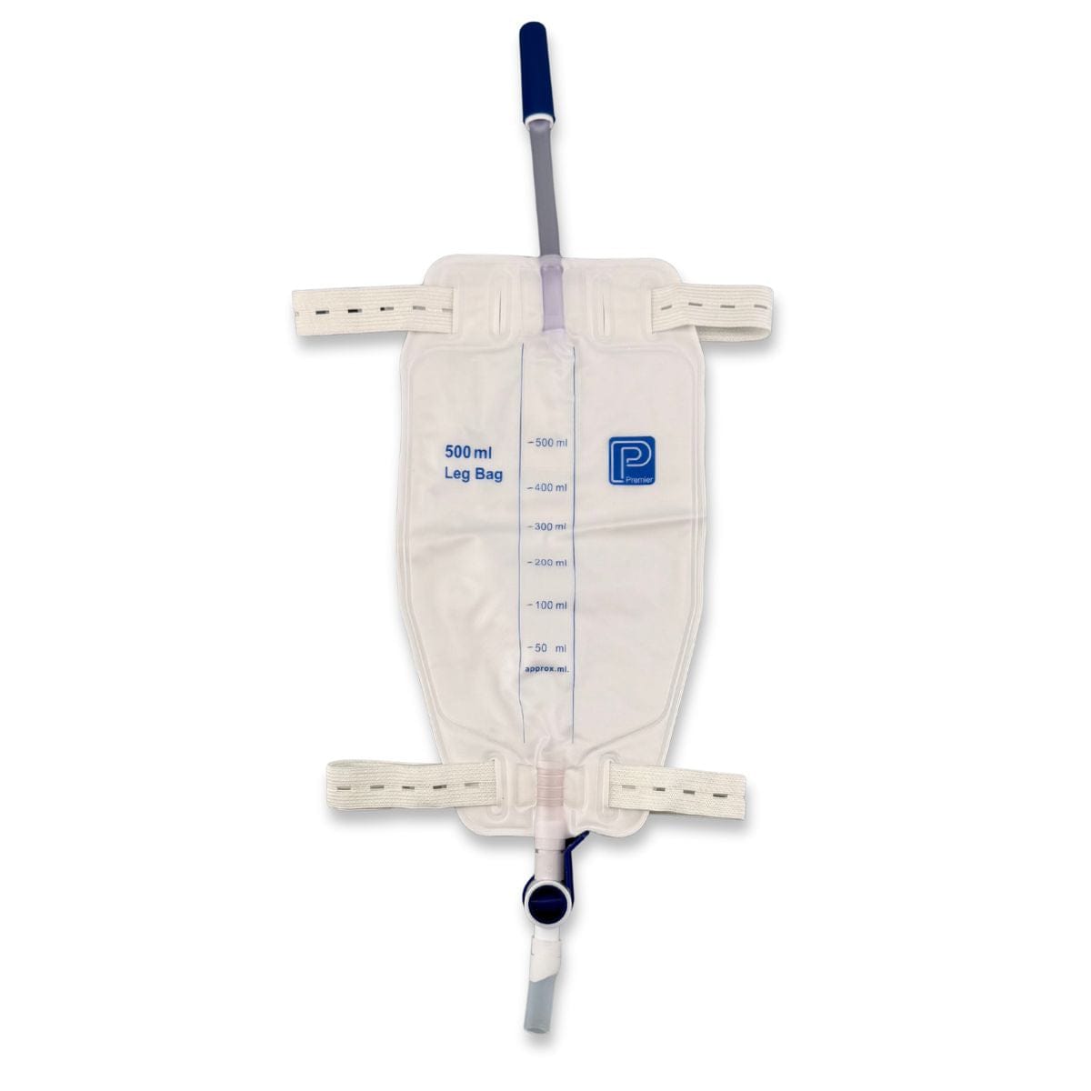 Premier Leg Bag 500ml Button Strap