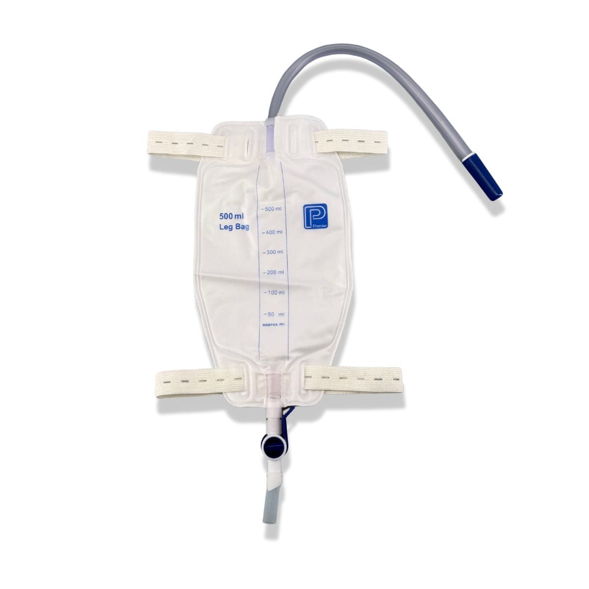 Premier Leg Bag 500ml Button Strap