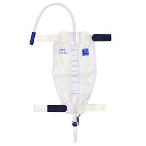 Premier Healthcare Each Premier Leg Bag 750ml With 30cm Inlet Tube Elastic Strap