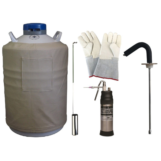 Premier Nitrospray Cryotherapy Package - Includes Nitrospray 300ml Dewar 20Lt Extractor  Gloves