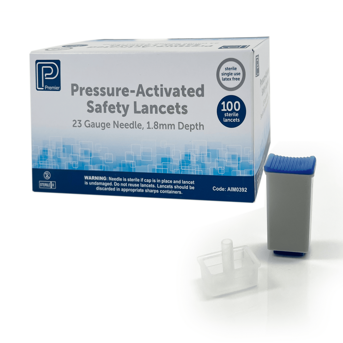 Premier Pressure Activated Lancet 21g x 1.8mm