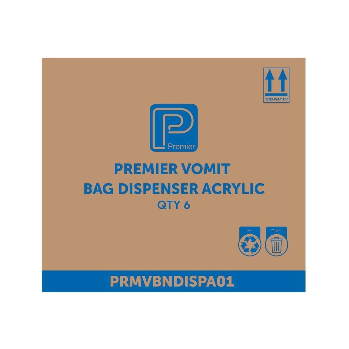 Premier Vomit Bag Dispenser Acrylic - Each