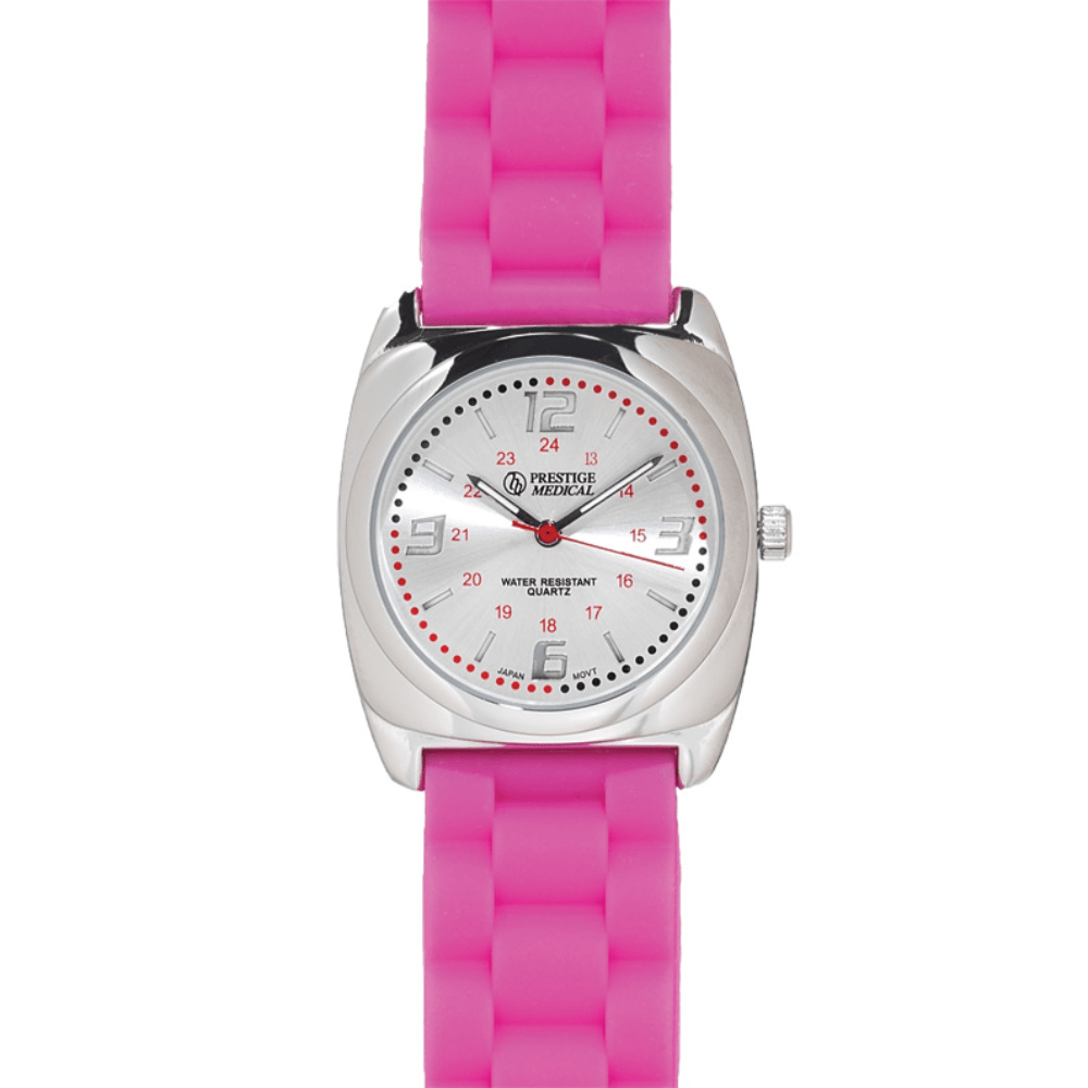 Prestige Medical Watches Hot Pink Prestige Braided Band Fashion Watch