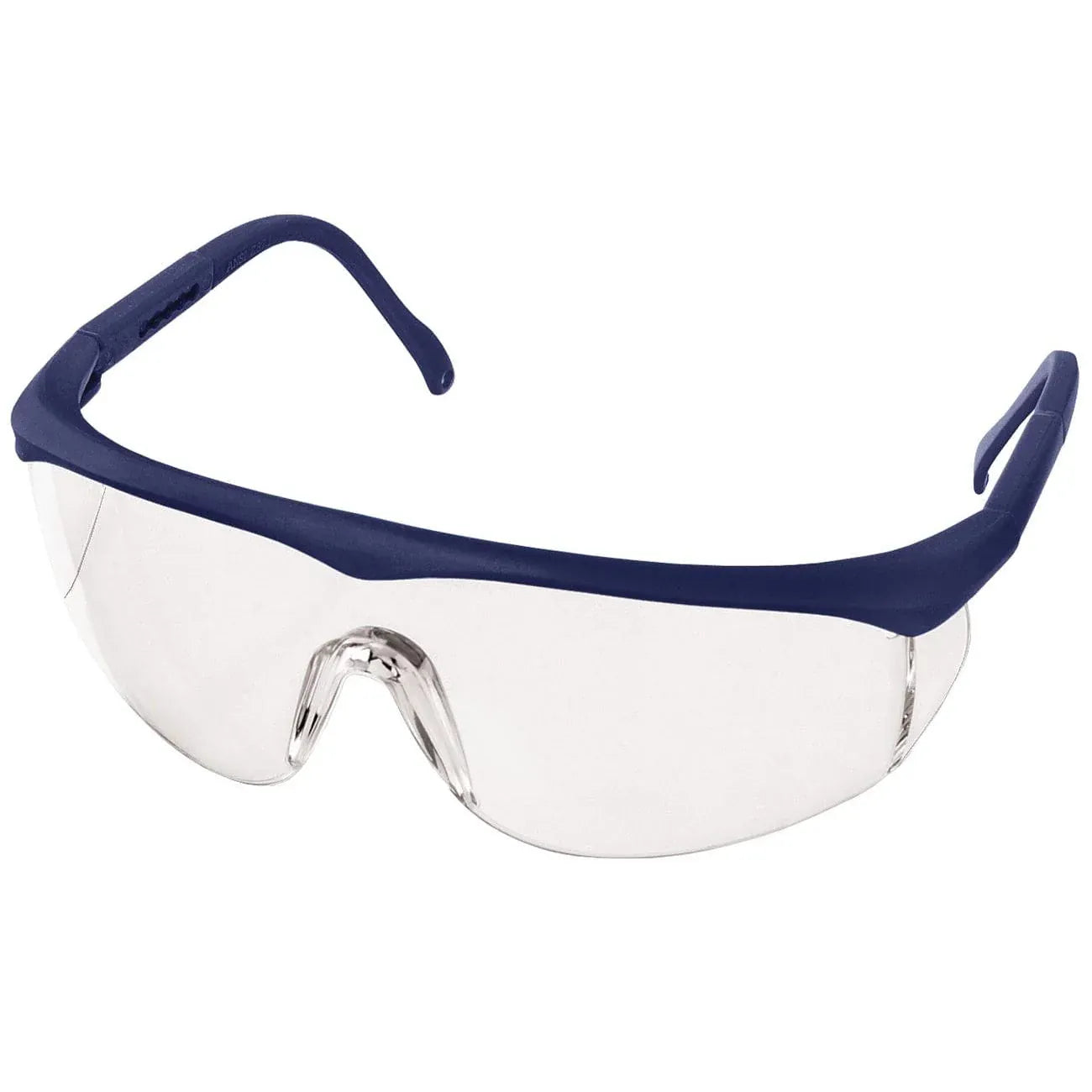 Prestige Medical Safety Glasses Navy Prestige Colored Full Frame Safety Glasses