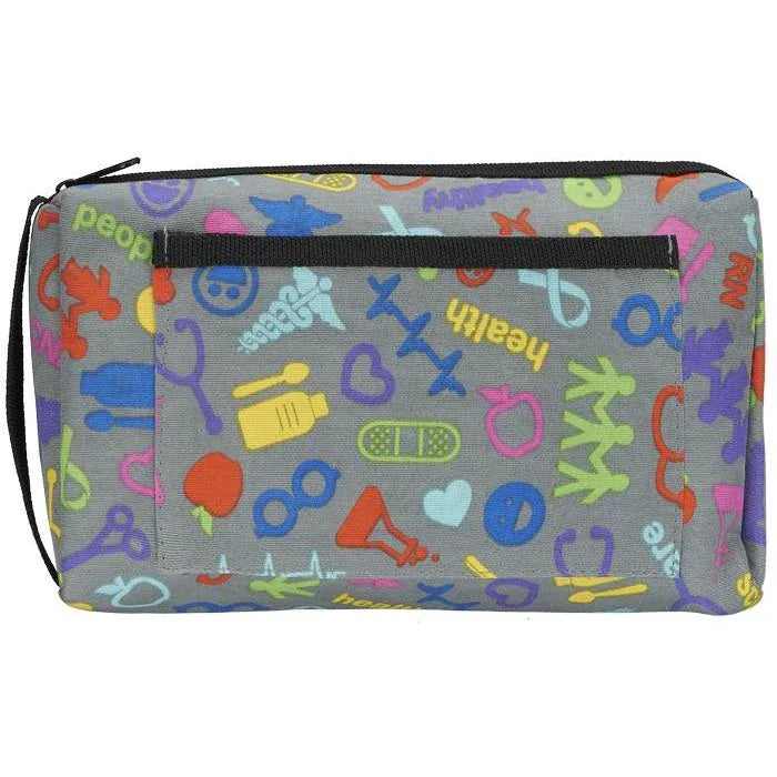 Prestige Medical Totes & Medical Bags Medical Symbols Pewter Prestige Compact Carry Case