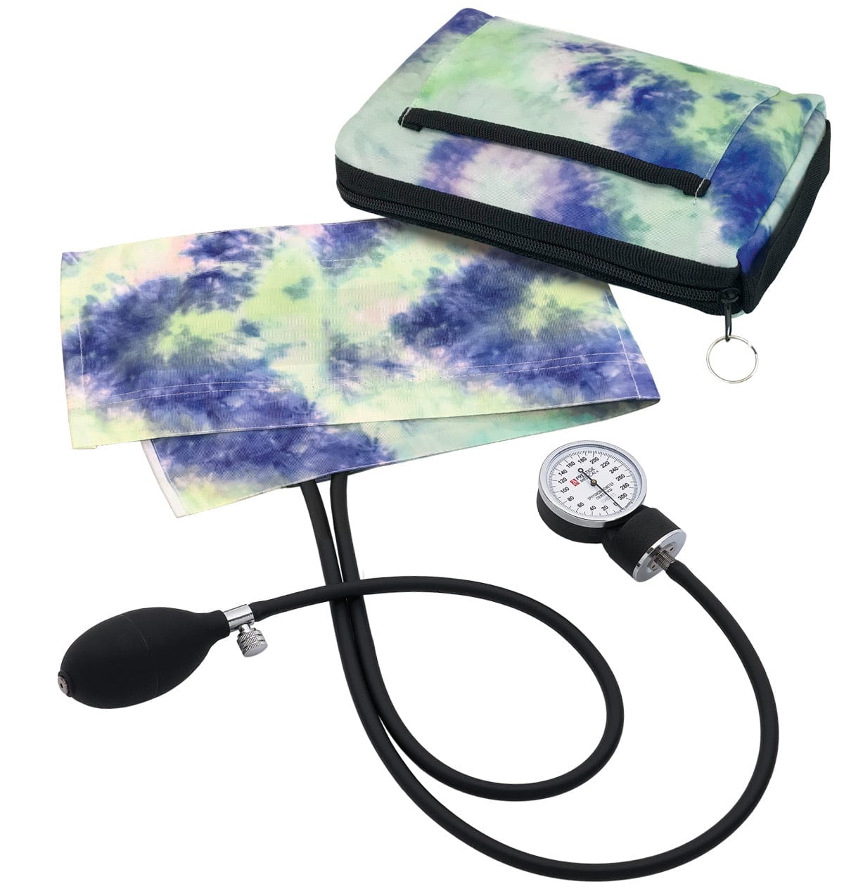 Prestige Medical Hand Held Sphygmomanometers Tie Dye Tropical Reef / Adult 10.0"-16.0" Prestige Premium Aneroid Sphygmomanometer with Carry Case