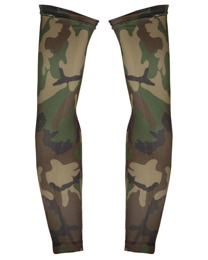 Prestige Medical Med Sleeves Small Woodland Camouflage Green Prestige Spandex Med Sleeves Assorted Patterns