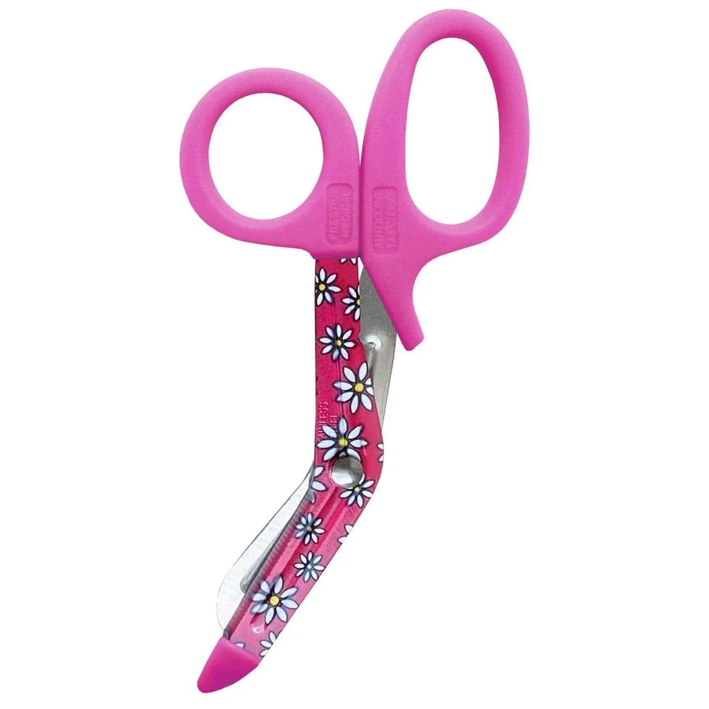 Prestige Medical Utility Scissors Daisies Hot Pink Prestige StyleMate Utility Scissor
