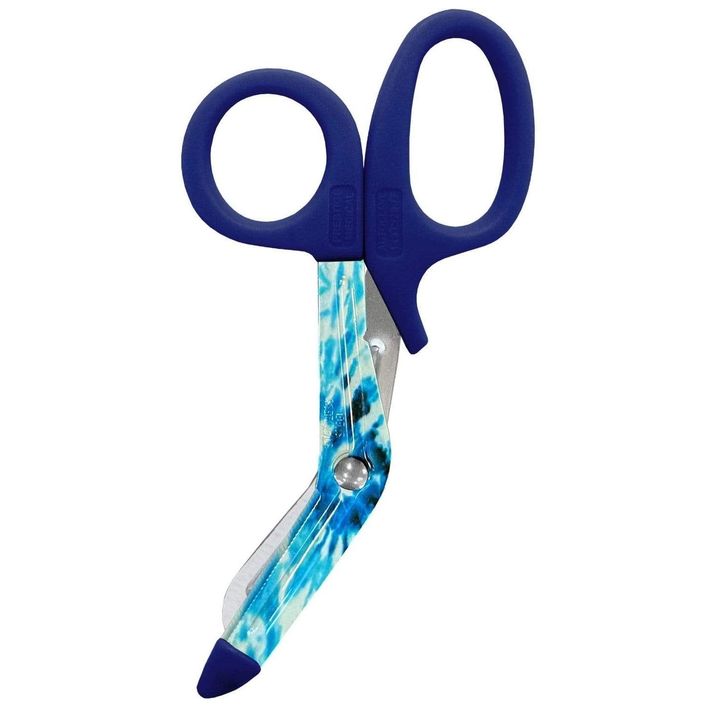 Prestige Medical Utility Scissors Tie Dye Cool Blue Prestige StyleMate Utility Scissor