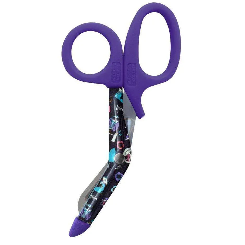 Prestige Medical Utility Scissors Woodsy Animals Black Prestige StyleMate Utility Scissor