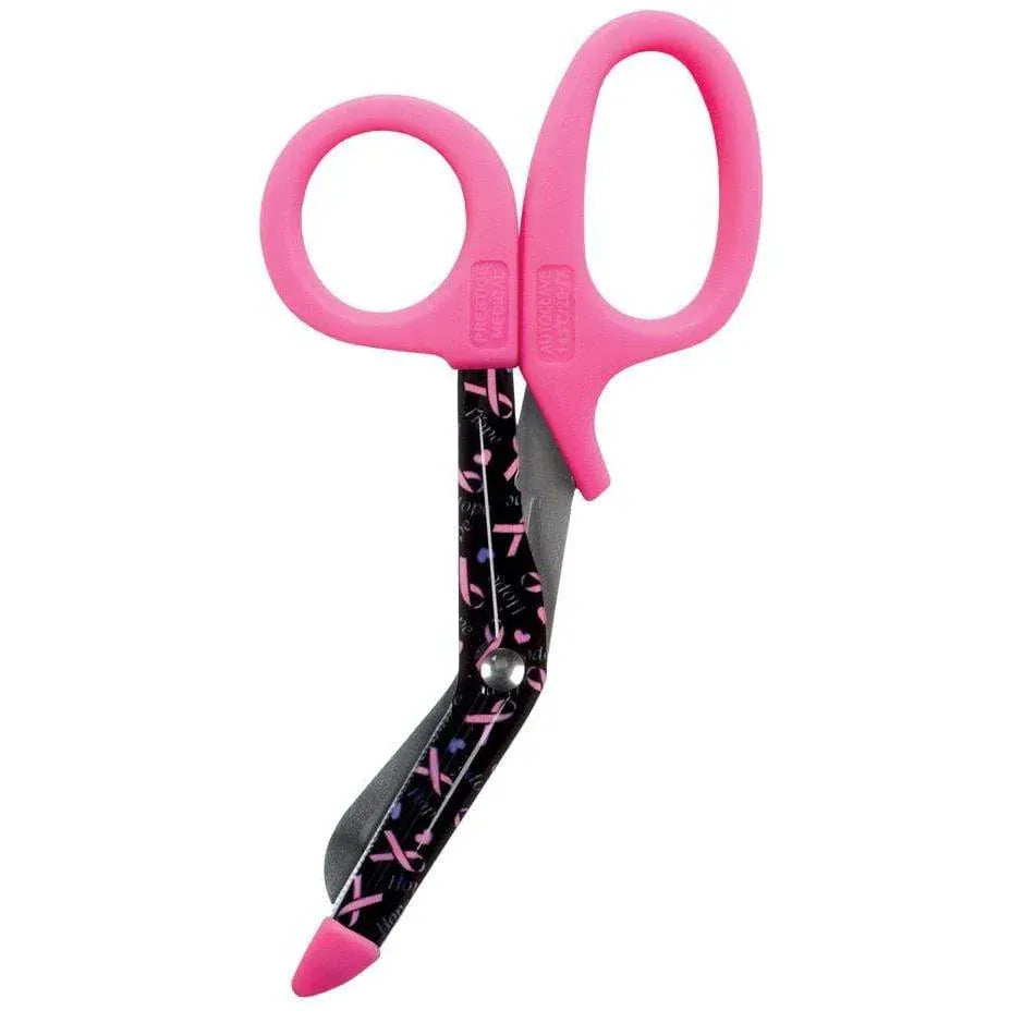 Prestige Medical Utility Scissors Pink Ribbons Black Prestige StyleMate Utility Scissor
