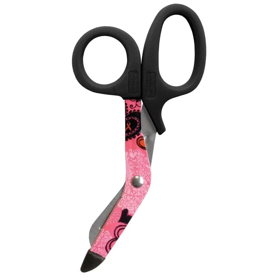Prestige Medical Utility Scissors Ribbons & Hearts Pink Prestige StyleMate Utility Scissor