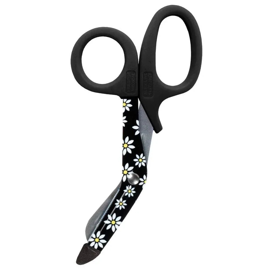 Prestige Medical Utility Scissors Daisies Black Prestige StyleMate Utility Scissor