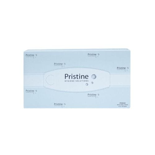 Pristine Premium Facial Tissue Flat Box 2 Ply 100 Tissues Per Box
