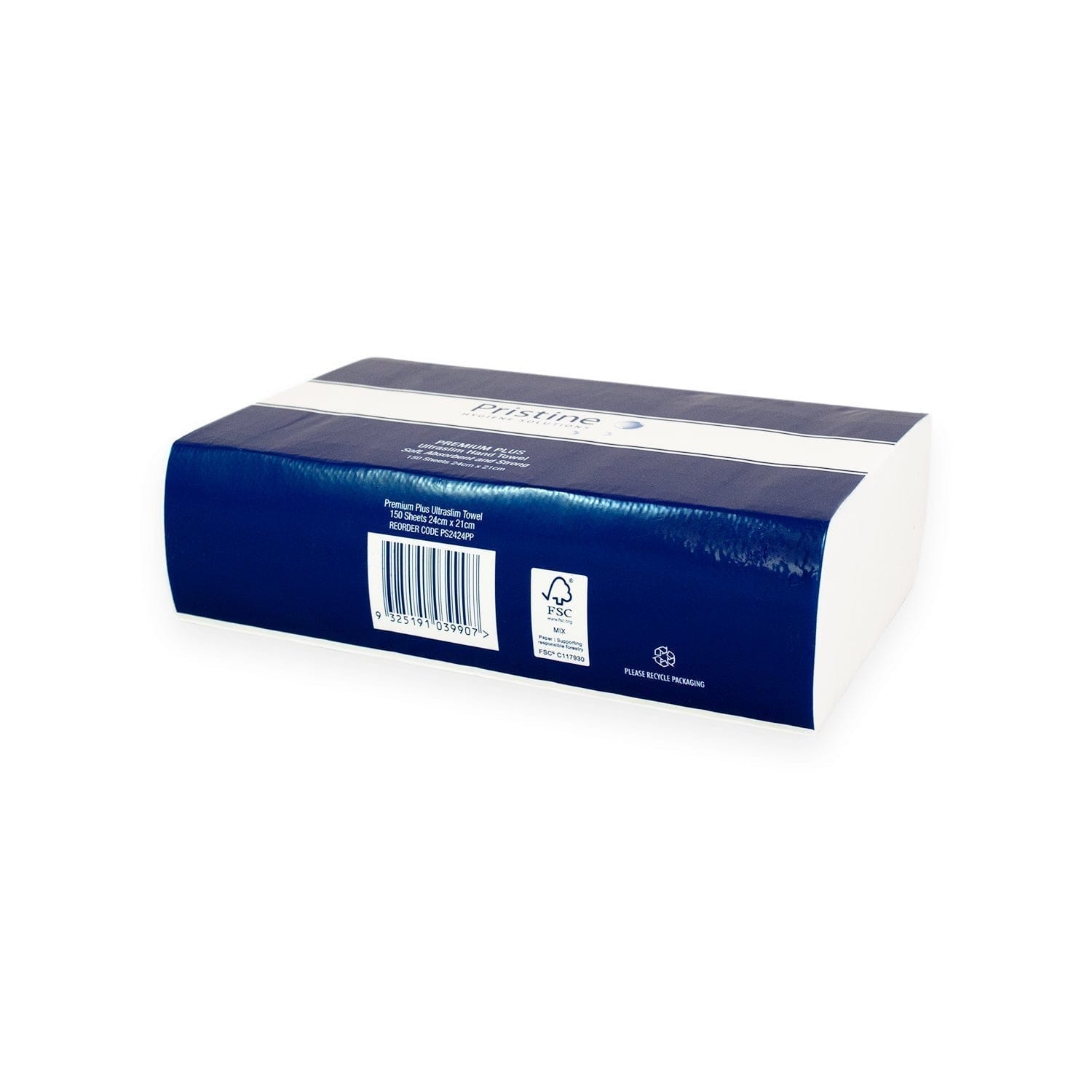 Pristine Cleaning & Washroom Supplies Carton of 20 Pristine Premium Plus Ultraslim Hand Towel