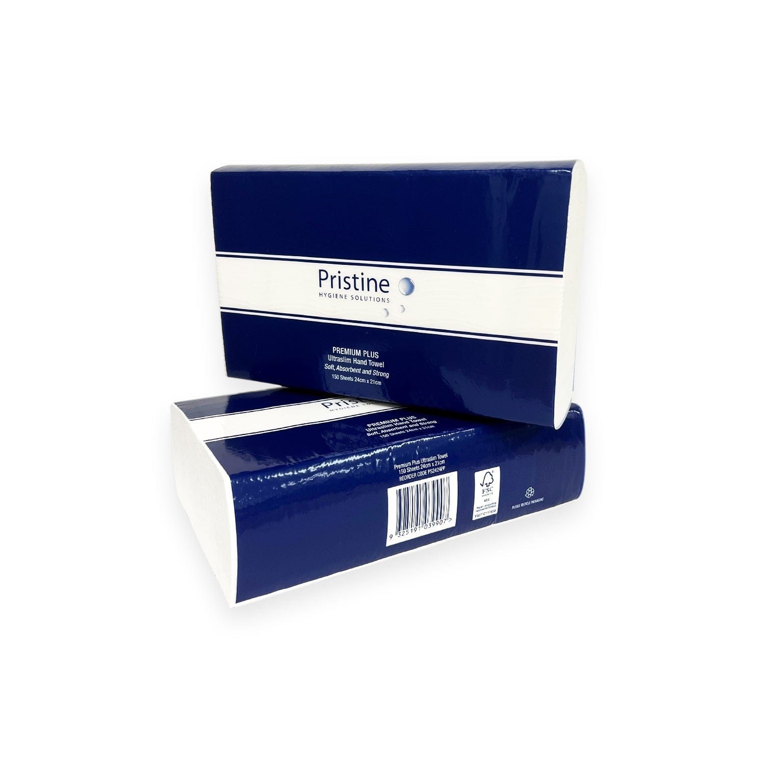 Pristine Cleaning & Washroom Supplies Carton of 20 Pristine Premium Plus Ultraslim Hand Towel