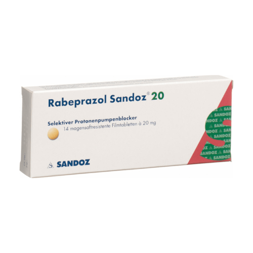 Sandoz Proton Pump Inhibitors Rabeprazole Enteric Coated Tablets 20mg