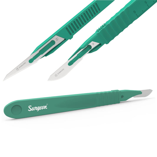 Razormed Razormed  Premium Disposable Scalpels with Stainless Steel Blade Size 21