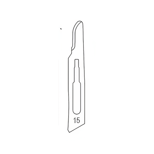 Razormed Razormed  Safety Surgical Blades made of Carbon Steel Size 15SF