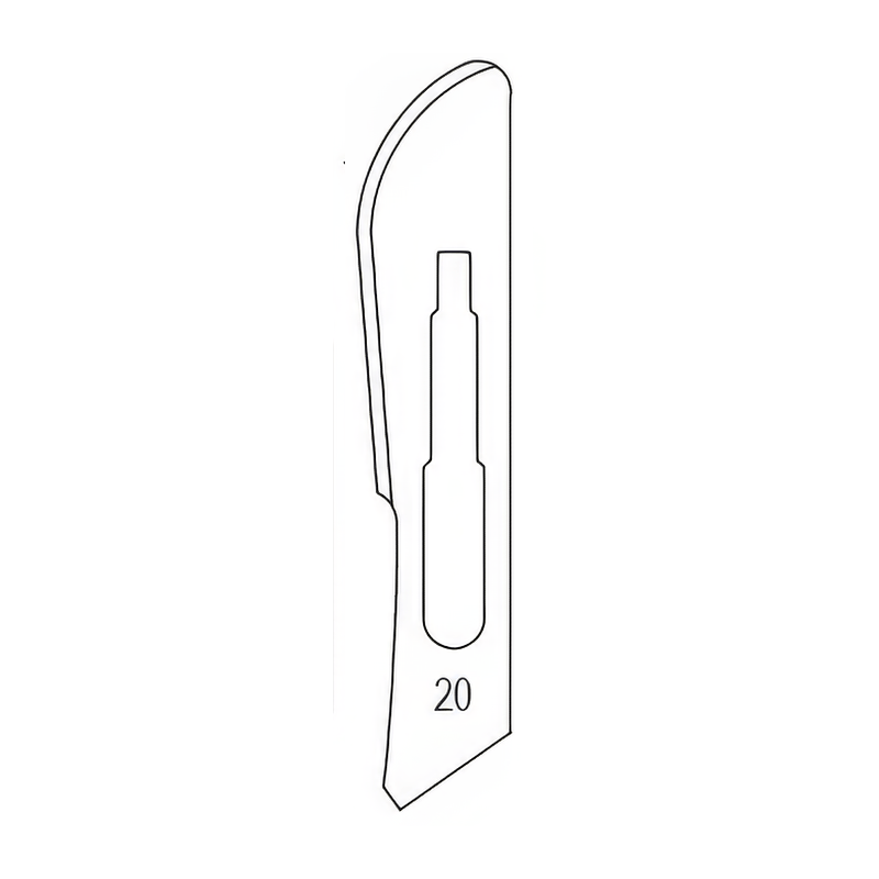 Razormed Razormed Safety Surgical Blades made of Carbon Steel Size 20SF