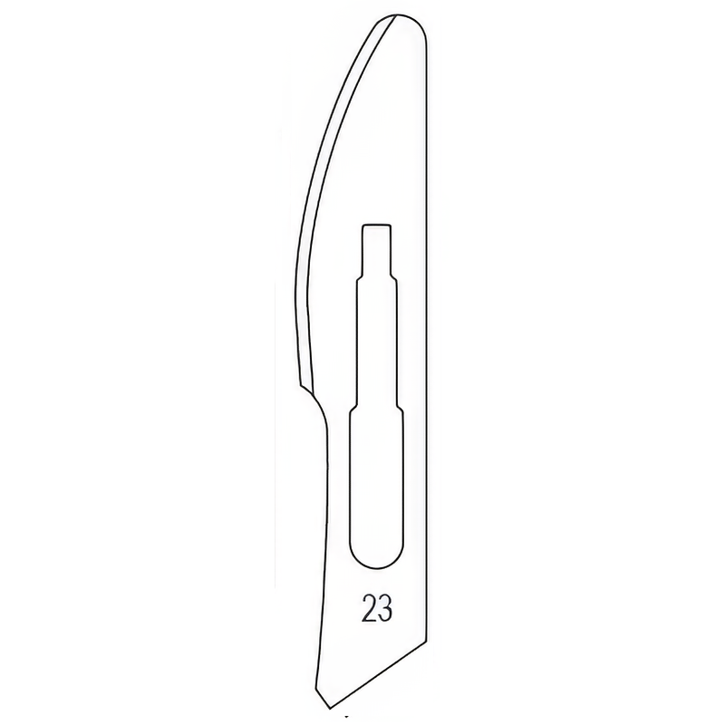 Razormed Razormed Safety Surgical Blades made of Carbon Steel Size 23SF