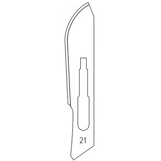 Razormed Surgical Instruments Razormed Sterile Surgical Blades Stainless Steel Size 21