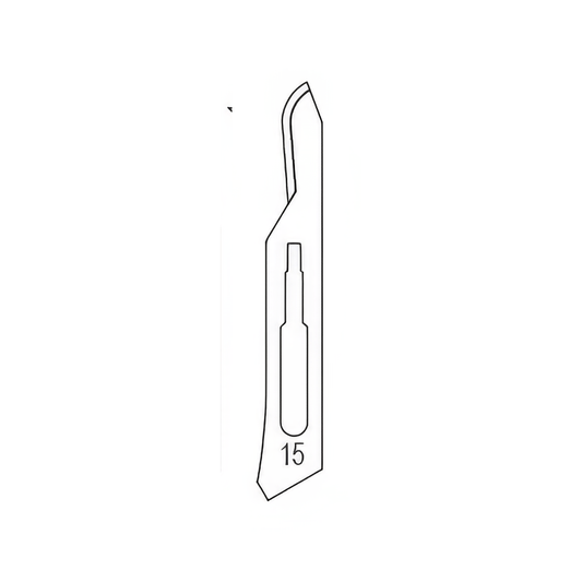 Razormed Razormed Surgical Blades made of Stainless Steel Size 15