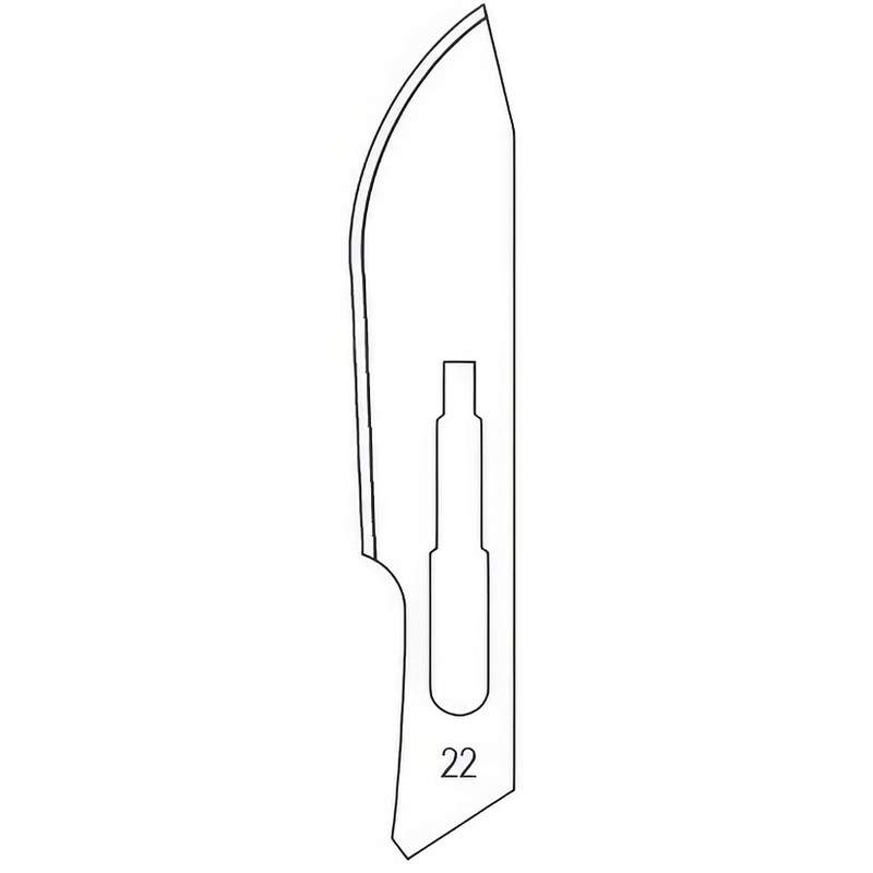 Razormed Razormed Surgical Blades made of Stainless Steel Size 22