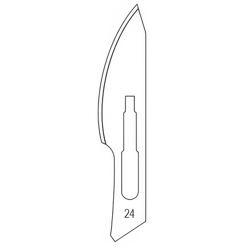 Razormed Razormed Surgical Blades made of Stainless Steel Size 24