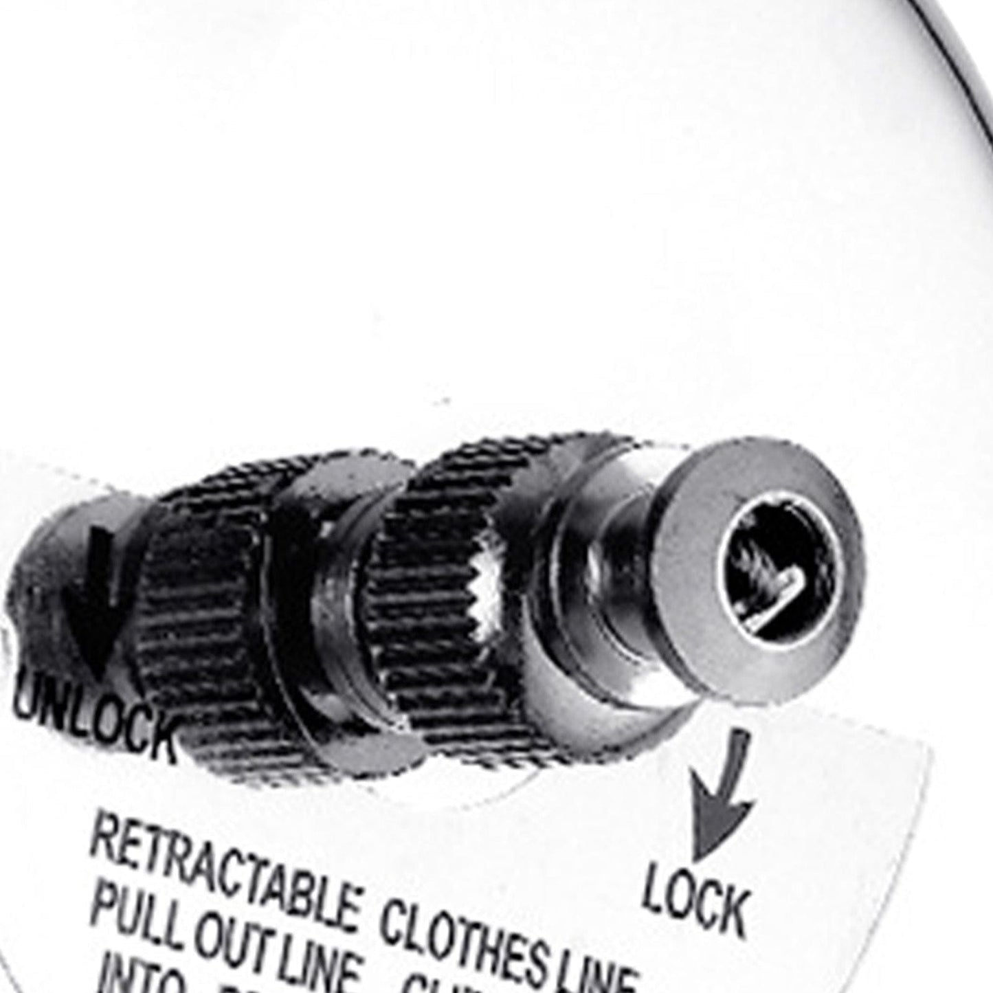 Retractable Clothesline 2.8m Stainless Steel Strong Bearing Rust Corrosion Resistant Telescopic Clothes Drying Line