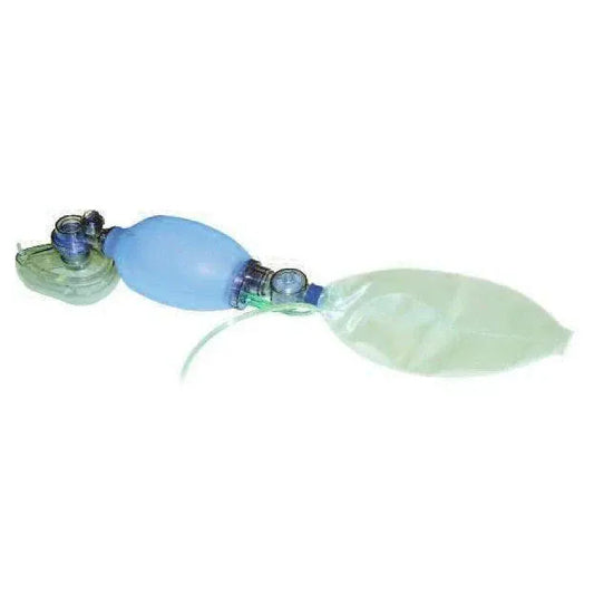 AddTech Medical Resuscitators Reusable Adult Silicone Manual Resuscitator Complete With 60 cmH2O Pop Off
