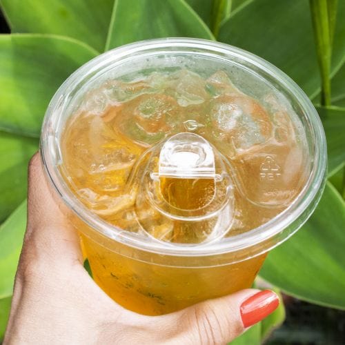 Revive Disposable Food Packaging Carton of 1000 Revive Sipper Lid Rpet Clear 16/20oz