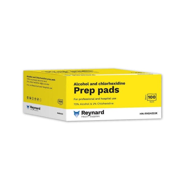 Reynard™ 2% Chlorhexidine & 70% Alcohol Prep Pads