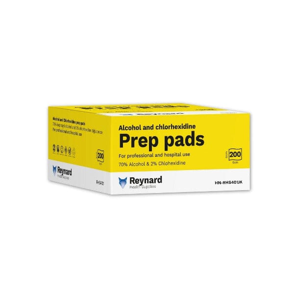 Reynard™ 2% Chlorhexidine & 70% Alcohol Prep Pads