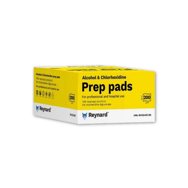 Reynard™ 2% Chlorhexidine & 70% Alcohol Prep Pads